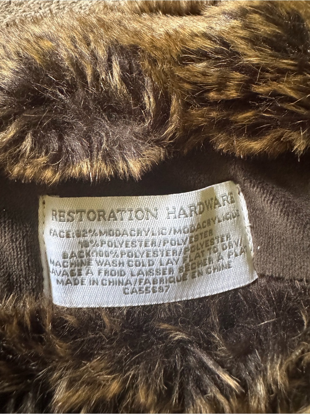 Faux Fur Restoration Hardware Scarf - Picture 3 of 4